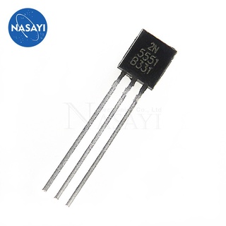 100 ชิ้น/ล็อต 2n5551 To-92 Npn Amplifier 0.6a 160v Npn