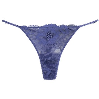 Annebra กางเกงใน ทรงจีสตริง ผ้าลูกไม้ G-String Panty รุ่น AU3-796 สีน้ำเงิน, สีดำ