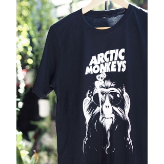 เสื้อยืด Cotton Comfortเสื้อยืด ลาย The BEATLES ARTIC MONKEYS MONKEY ARCTIC MONKEYS MONO VERSIONขนาดเต็มS-5XL