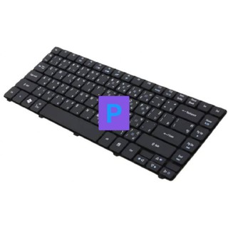 คีบอทโน๊ตบุ้ก Keyboard NoteBook ACER 3810  (Black)  (สกรีนไทย-อังกฤษ)