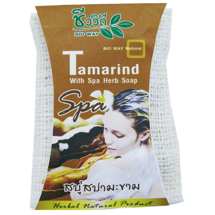 ชีววิถี สบู่สปามะขาม (3 ชิ้น)