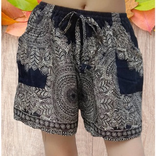 กางเกงขาสั้น กางเกงลายช้าง กางเกงช้างขาสั้น ผู้ชาย/หญิง Shorts /Women Shorts /Elephant Printed Shorts/Elephant pants/