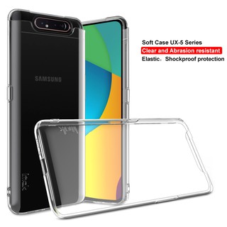 Imak ซิลิโคน TPU Soft โทรศัพท์กรณี Samsung Galaxy A80 ช็อกหลักฐานใสใสปกอ่อน Samsung ปลอกเปลือก Galaxy A90