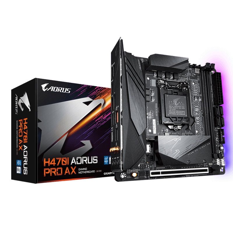 เมนบอร์ด H470i Aorus Pro ax (LGA1200) มีประกัน Advice