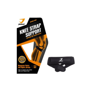 JASON เจสัน ผ้าซัพพอร์ต รัดเอ็น ข้อ หัวเข่า ยืนหยุ่นดี Free size X-Neoprene Knee Strap JS0494 (บรรจุ 1 ชิ้น)