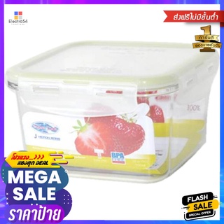 กล่องอาหาร เหลี่ยม 1.15 ลิตร SUPER LOCK TRITANFOOD CONTAINER MICRON SUPER LOCK TRITAN 1.15L