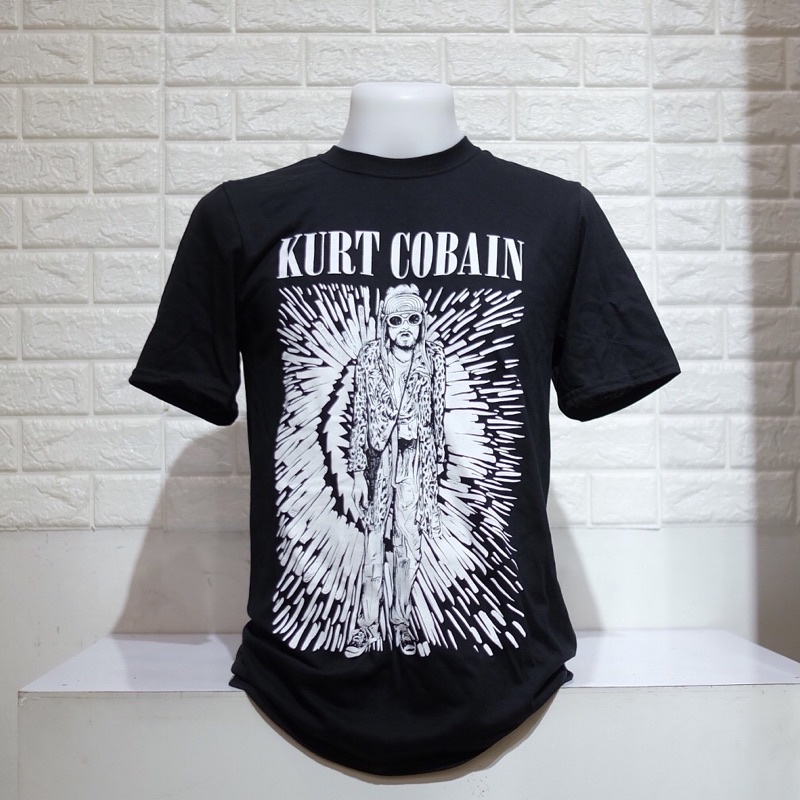 เสื้อยืดคอกลมเสื้อยืด KURT COBAIN สินค้าลิขสิทธิ์แท้100%S-5XL