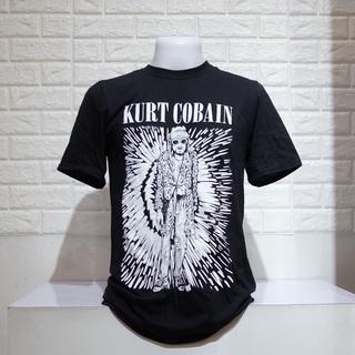 เสื้อยืด KURT COBAIN สินค้าลิขสิทธิ์แท้100%สามารถปรับแต่งได้