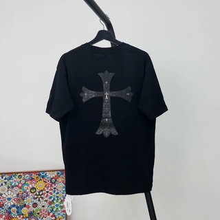 เสื้อยืดใหม่ 2022ราคาถูกสุดๆ CHROME HEARTS Print T-Shirt [NEW] สีใหม่ ต้องมี Full Size S-3XL.L XL  XXL 3XL