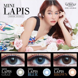 Mini Lapis สีน้ำตาล / สีเทา by Dreamcolor1 💜 คอนแทคเลนส์รายเดือน &gt;&gt; 0.00 ถึง -7.00 &lt;&lt; มากกว่า -5.00 ทักแชทจ้า