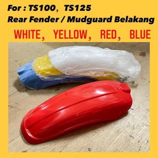 บังโคลนหลัง สําหรับ Suzuki TS100 TS125 BELAKANG SCRAMBLE TS 100 125 MUD GUARD COVER BELAKANG