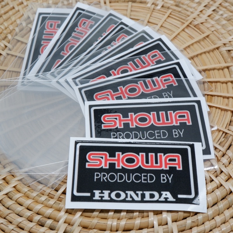 สติ๊กเกอร์ติดโช็ค Showa แบบใส สติ๊กเกอร์โช็ค (ขายเป็นชิ้นคะ)