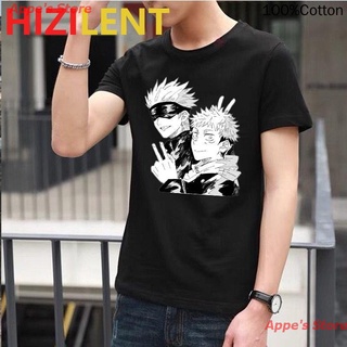 【Hot】Appes Store 2022 Jujutsu Kaisen Anime Graphic T Shirts Japanese Style Couple Clothes Oversized Tshirt Punk Streetw