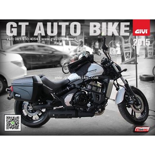 ชุดกล่องข้างรถมอไซค์​ GIVI​ E22/ E23 Sidebags for KAWA Vulcam 2014-15