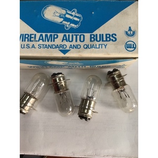 หลอดไฟหน้า มอเตอร์ไซค์ Wirelamp auto Bulbs 6V 15W