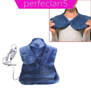 [perfeclan5] Electric Heating Pad 24x32" Electric Heating Wrap for Neck and Shoulder Blue