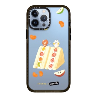 Casetify Fruit Sandwich Slide 13 Pro Max Impact Case สี: Black [13PMสินค้าพร้อมส่ง]