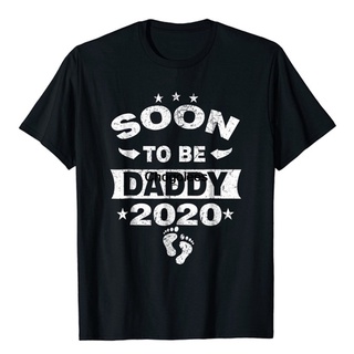 [S-5XL]Nbf3f23r97r ผ้าฝ้าย สไตล์คลาสสิก#39; s เสื้อยืด พิมพ์ลาย Soon To Be Daddy EST ER66WR20849 SD23WQ21037 สําหรับผู้ช