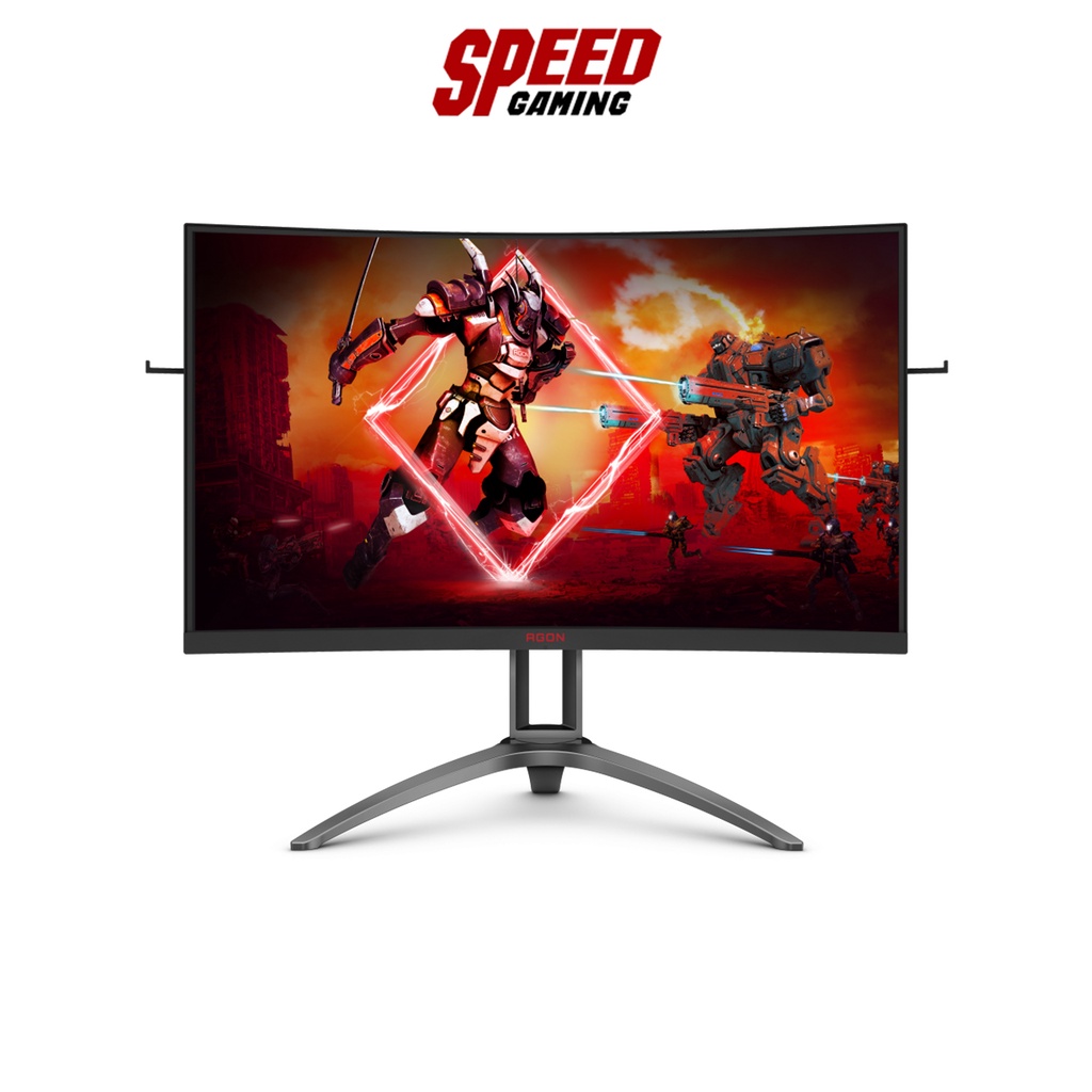 AOC MONITOR AGON AG323QCX2 31.5 CUVRED GAMING PANEL 2560X1440 1500R 144Hz 1MS MPRT ADAPTIVE SYNC ANTITEARING SPEAKER DTS SOUND LIGHT FX DPPORT HDMI By Speed Gaming