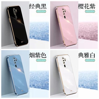 oppoa5 2020 เคส oppo A9 2020 ขอบตรง 90° เคสโทรศัพท์มือถือ แฟชั่น สำหรับเคสโทรศัพท์แบบเคลือบด้วยไฟฟ้า