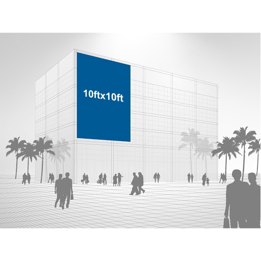บริการพิมพ์แบนเนอร์ขนาดใหญ่ 10x10 10ftx10ft การพิมพ์ 10 x 10