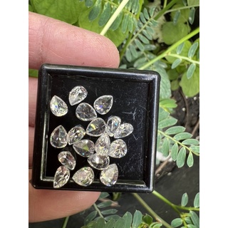 Super cut cubic zirconia Heart shape Russian Diamond 10pieces