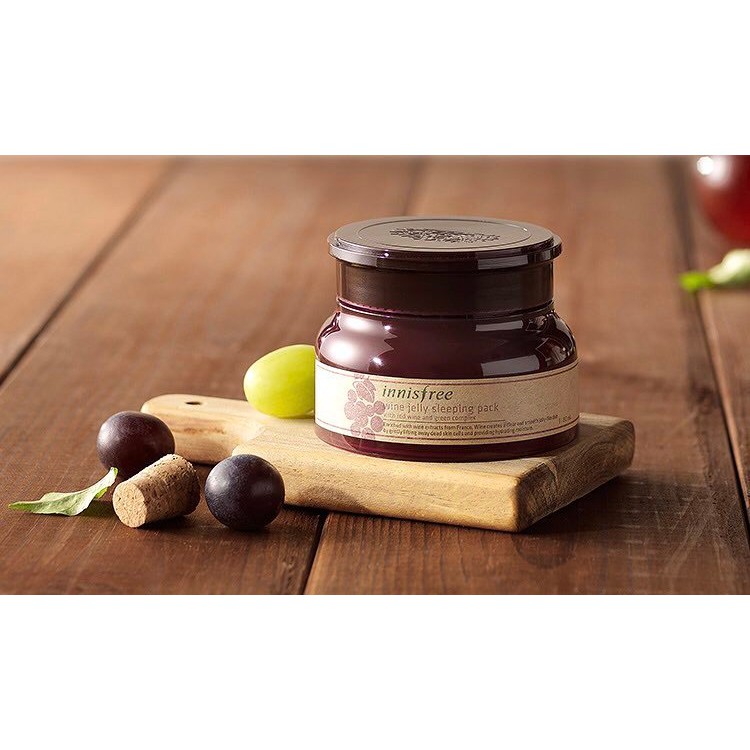 ของแท้/พร้อมส่ง Innisfree Wine jelly sleeping pack 80ml Shopee Thailand