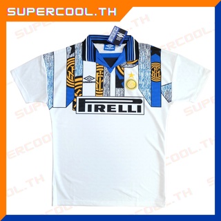 Inter milan 1995/96 Away Vintage Jersey Umbro เสื้อฟุตบอลอินเตอร์มิลาน เสื้ออินเตอร์มิลานย้อนยุค