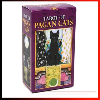 【Ready Stock】78 Cards Deck Tarot of Pagan Cats