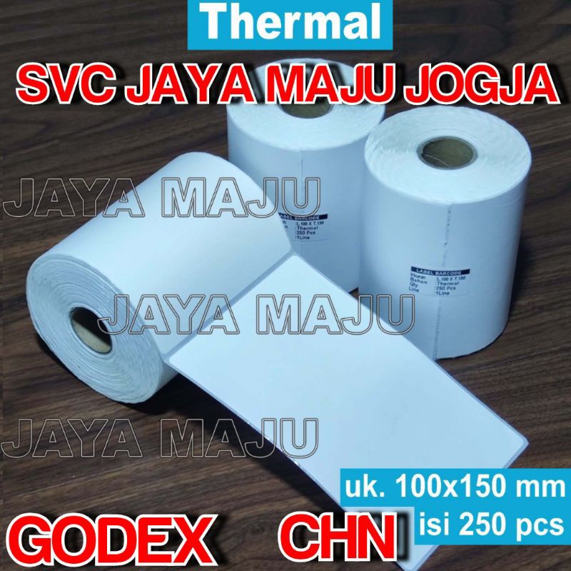 100 X 150 THERMALT IMPORT CHN - 1 LINE - FACE OUT - CONTENTTS 250 ชิ้น || แกนกลาง 1" || PORPORATION 