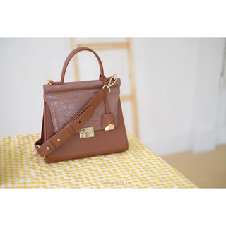 Ampak Sister bag สี Brick brown (มี 4 สี) กระเป๋าสะพายข้าง กระเป๋าถือ