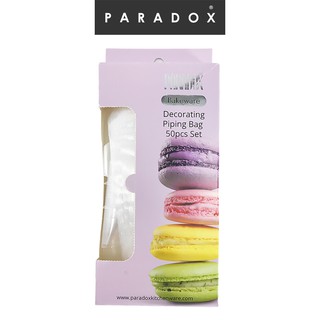 Paradox พาราดอกซ์ :  เซตถุงบีบครีม 50 ชิ้น Decorating Piping Bag 50pcs.Set