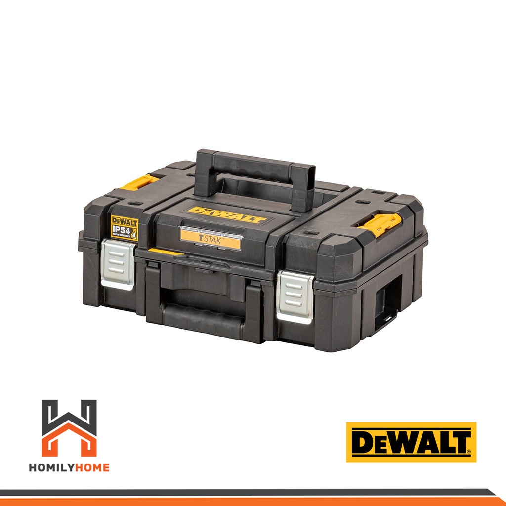 DEWALT กล่องเครื่องมือ 24 ลิตร รุ่น DWST83345-1 TSTAK SIZE มาตรฐาน DWST83345
