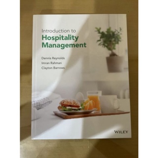 Introduction to Hospitality Management, 1st Edition by Reynolds (Wiley Textbook)