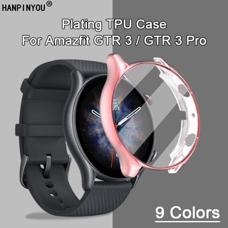 เคสนาฬิกาข้อมือซิลิโคน TPU แบบนิ่ม สีสันสดใส สําหรับ Amazfit GTR GTS 3 GTR3 GTS3 Pro