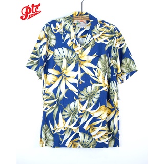 เสื้อฮาวาย PARADISE FOUND RAINFOREST NAVY