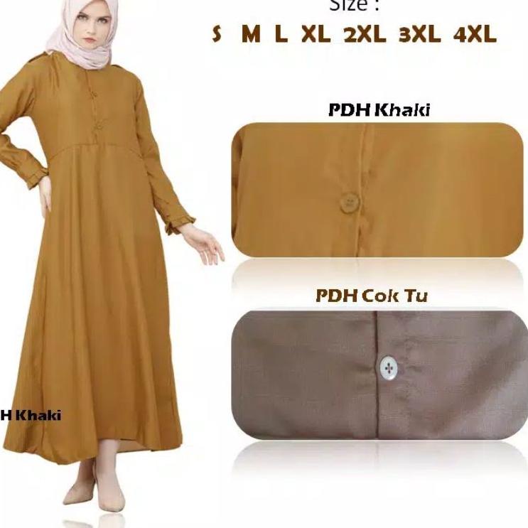 ถูกใจที่สุด.. Gamis PEMDA PNS ASN Balotelli Work Uniform ชุดสตรี BuSui Jumbo Teacher Uniform