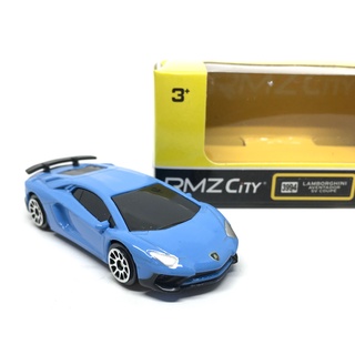 RMZ City lamborghini Aventador SV Coupe - Blue Color /scale 1/64 (3 inches) in Box