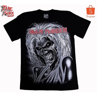 เสื้อยืดคอกลมเสื้อวง Iron Maiden เสื้อวงดนตรี เสื้อวงร็อค เสื้อนักร้องS-4XL