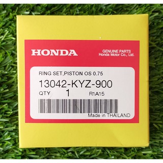 13042-KYZ-900 แหวนลูกสูบทั้งชุด (0.75)(RIKEN) W125เก่า/W125i/MSX Honda แท้ศูนย์