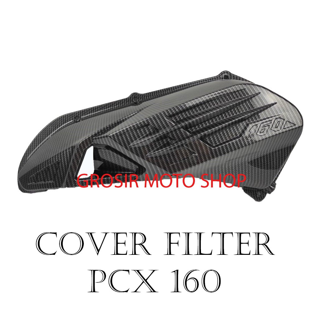 PCX 160 ฝาครอบกรองใหม่ PCX 160 ฝาครอบอากาศใหม่ฝาครอบกรองอากาศคาร์บอน Honda PCX160