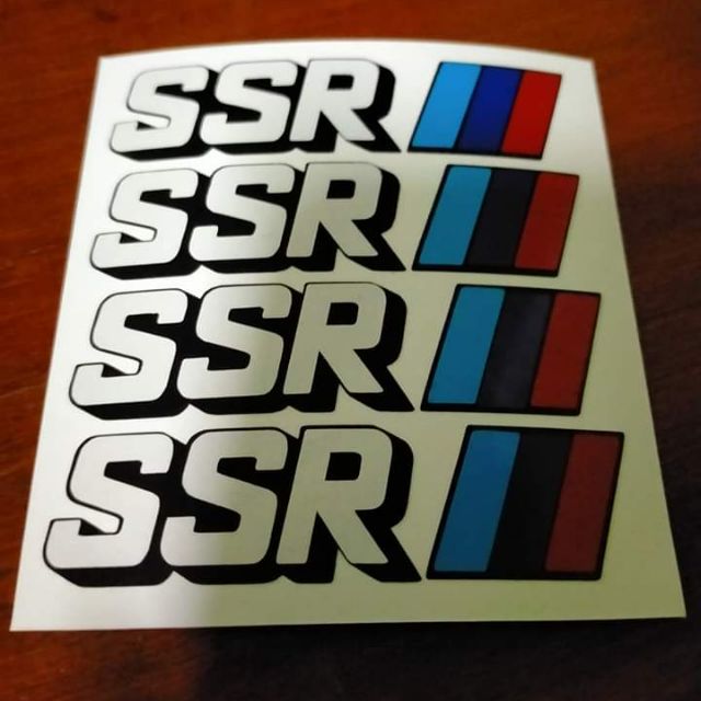 สติ๊กเกอร์SSR ติดล้อเแม็ก