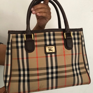 Used Burberry Tote Bag