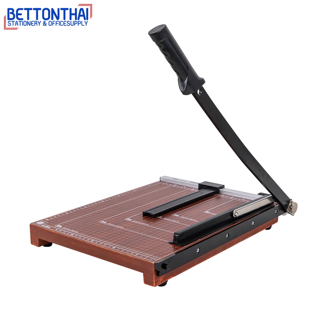 Deli 8003 Lever Paper Trimmer แท่นไม้ตัดกระดาษ 12 sheets ขนาดB4 ...