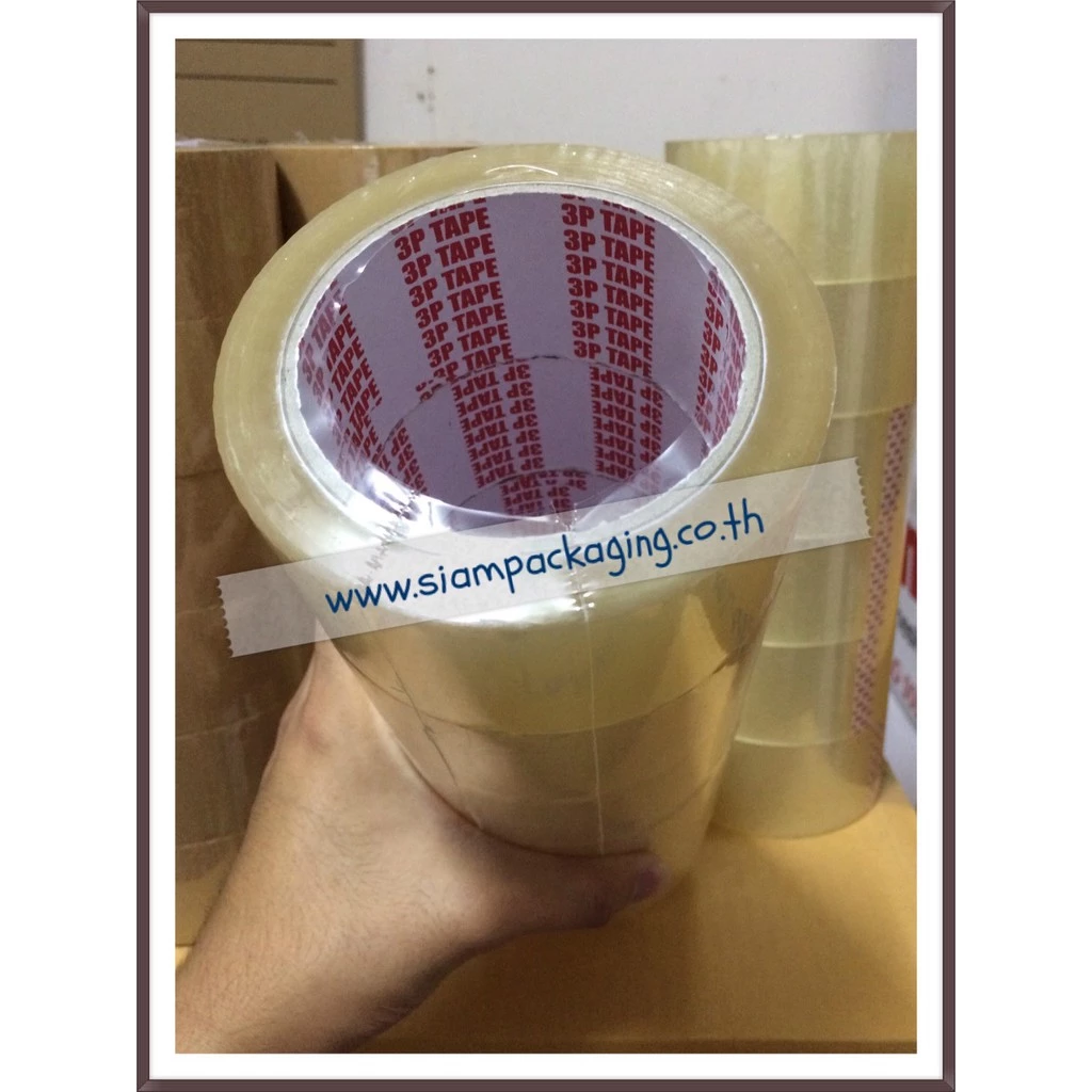 เทป OPP 2"x45 หลา เเบบใส, เเบบขุ่น (ม้วน)