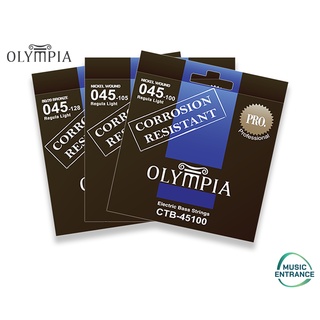 Olympia CTB Series สายเบส Olympia Coated Electric Bass Nickle Wound สายเบส 4สาย เบอร์ 40 45 CTB4095 CTB45100 CTB45105