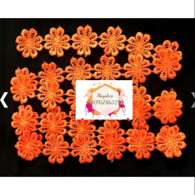 🌸🌼ดอกไม้ตกแต่งชิ้นงาน (30313) ลาย7