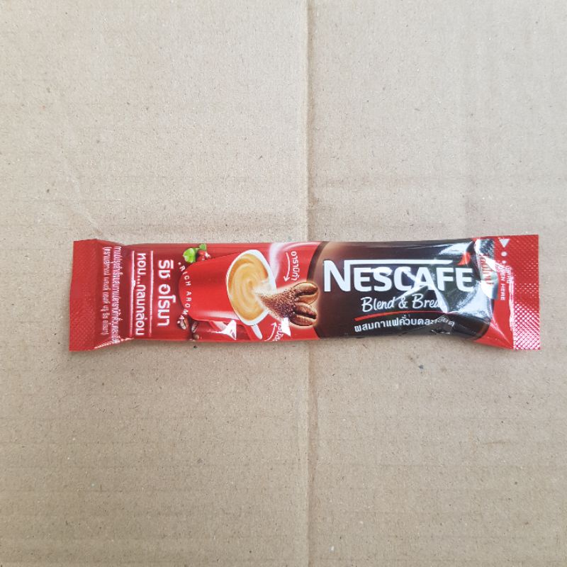 Nescafe เนสกาแฟ 3-IN-1 ริช อโรมา BLEND & BREW 1 ซอง 19.4G