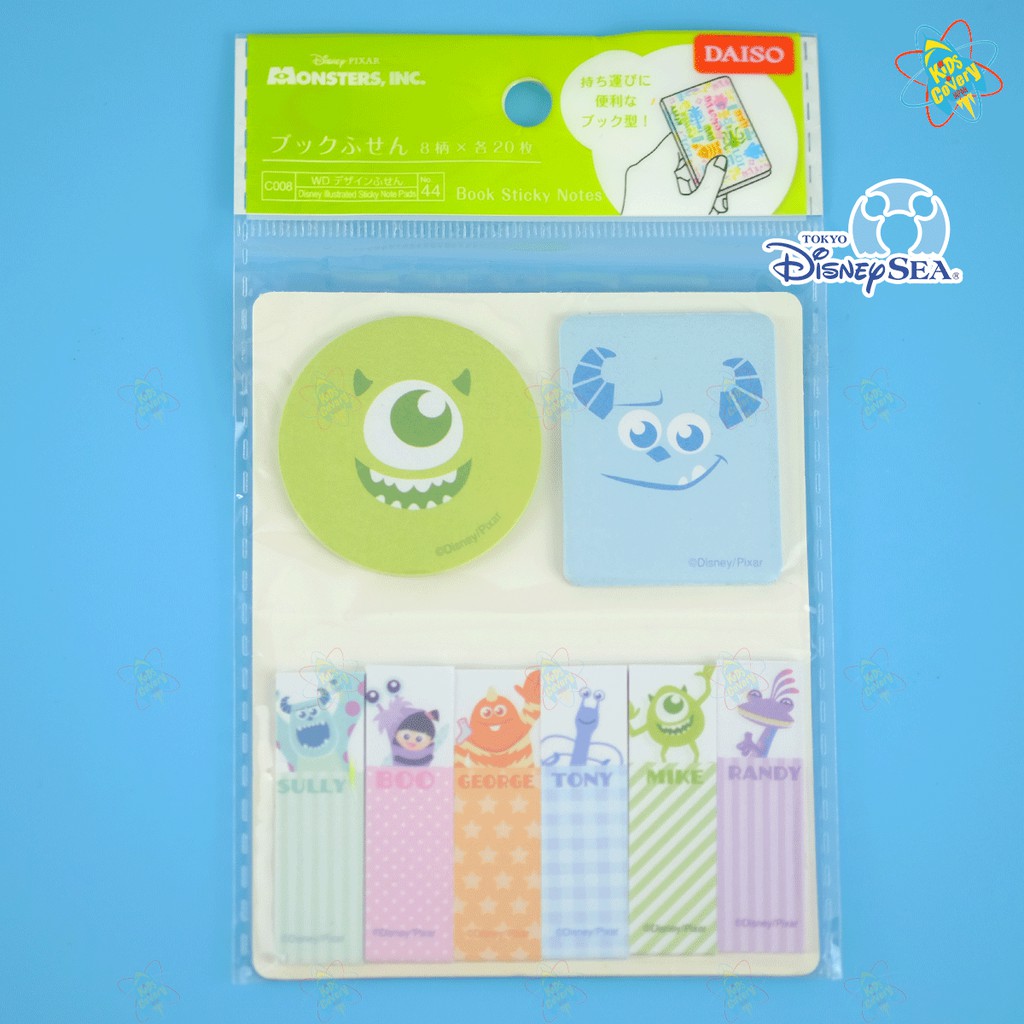 Disney กระดาษโน๊ต กาวในตัว sticky note ลาย ดิสนีย์ Monster inc น่ารักมาก Postit โพสอิท