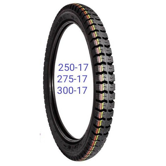 ยางนอกมอเตอร์ไซค์ขอบ17 ลายสิบล้อ BKF Cobra 250-17 275-17 300-17  A928 ลาย สิบล้อ ลาย บรรทุก พ่วงข้าง